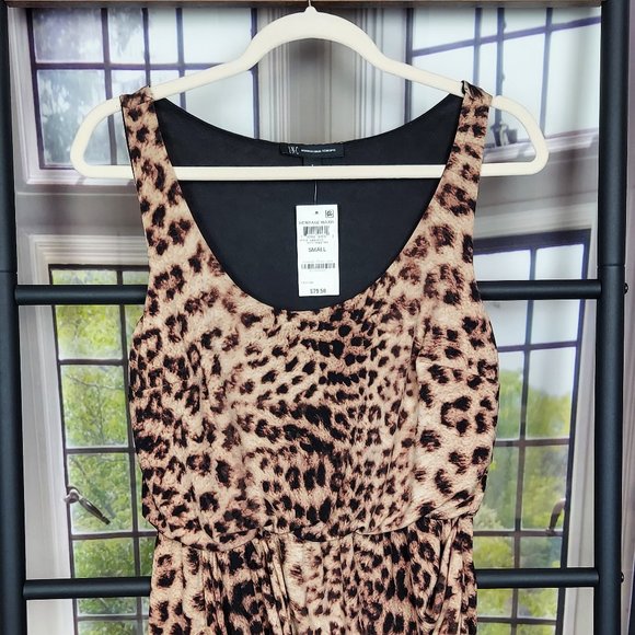 NWT INC INTERNATIONAL CONCEPTS HERITAGE MAXIS SOFT CHEETAH PRINT WRAP DRESS (S) - Picture 3 of 11
